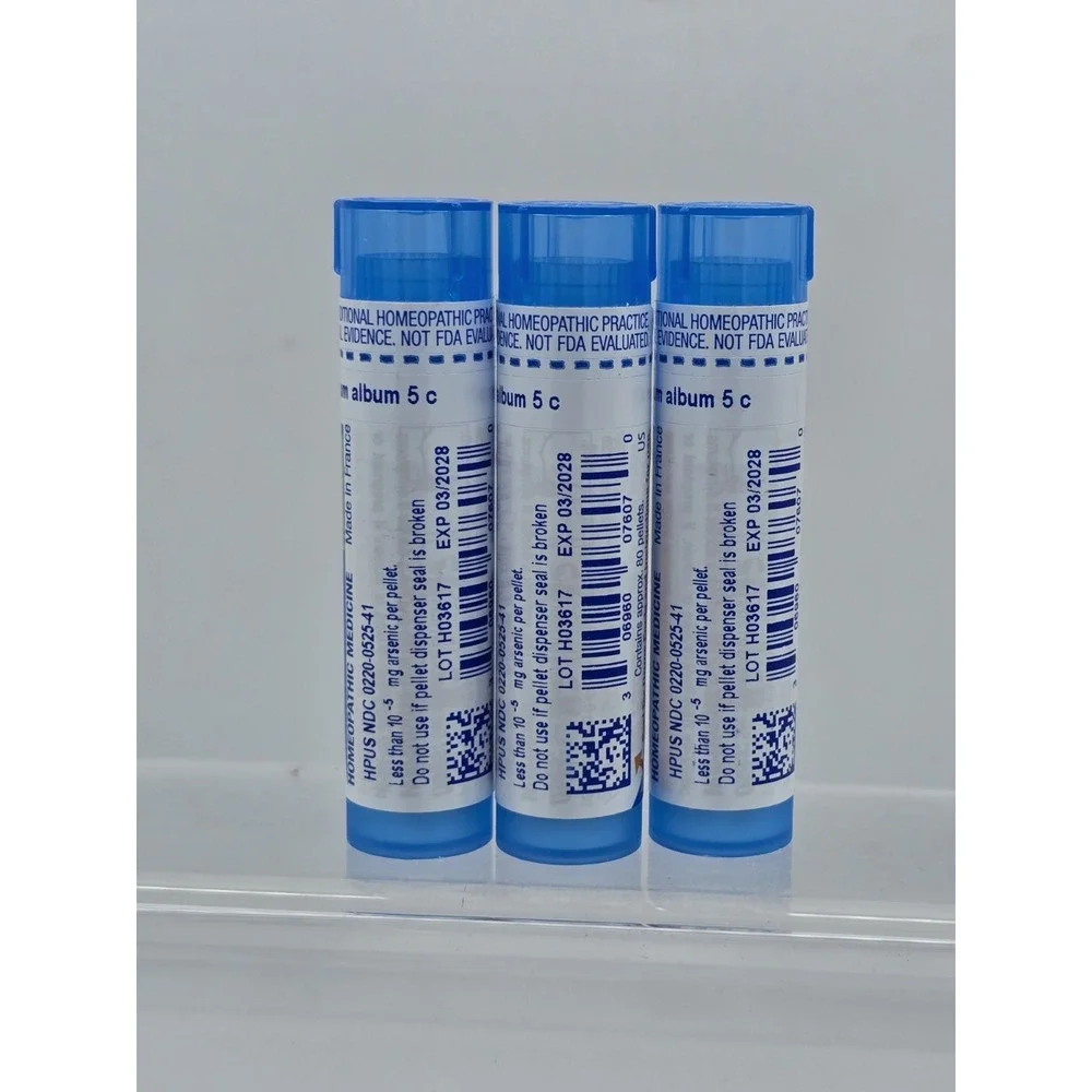 3 Lot Arsenicum Album 5 Homeopathic Medicine Food Poisoning - 240 Ct - EXP 03/28